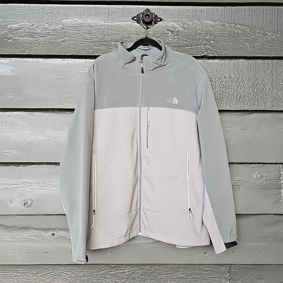 The North Face Apex Bionic Soft Shell Jacket Gray Sz XXL Mens - Picture 2 of 8